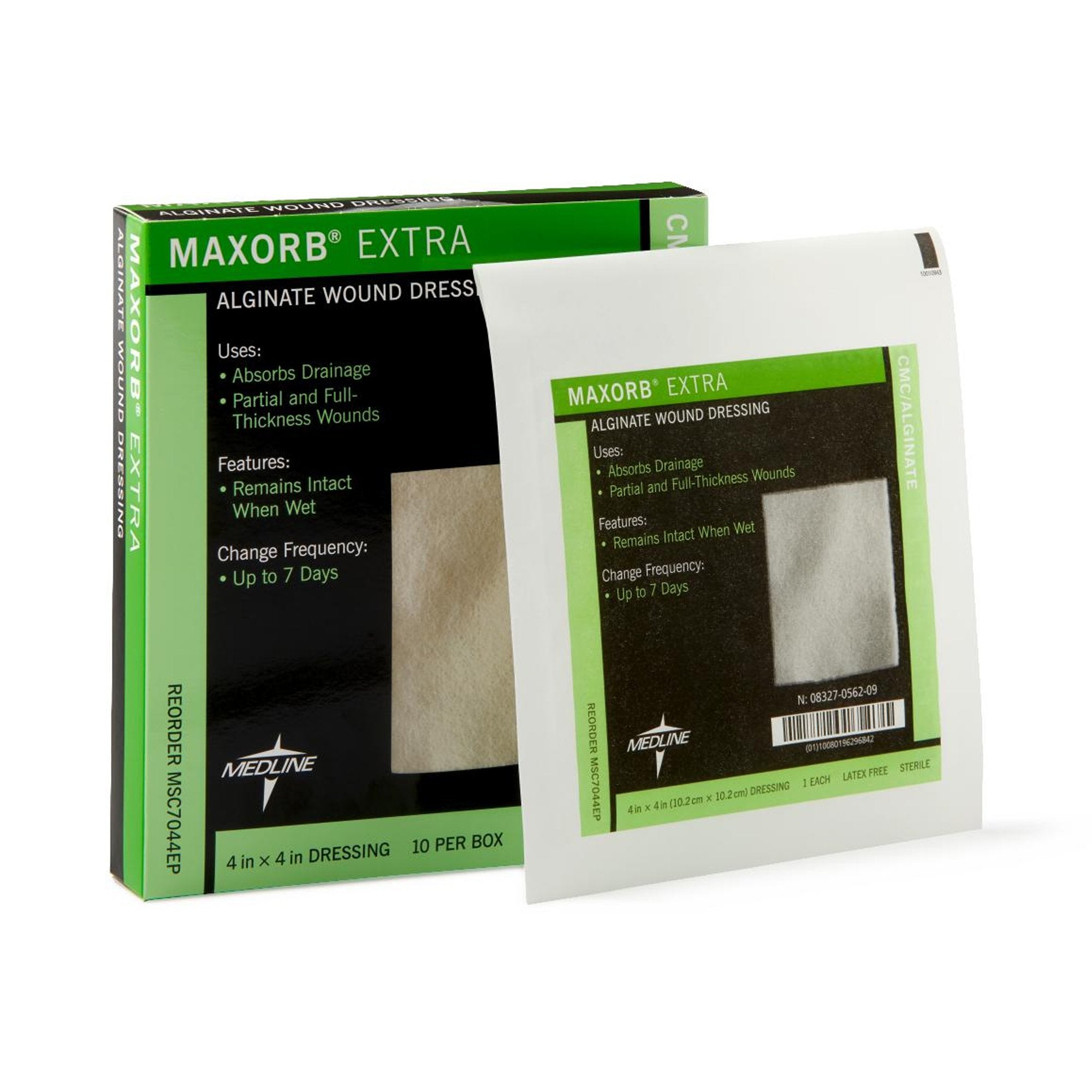 Alginate Dressing Maxorb Extra 4 X 4 Inch Square