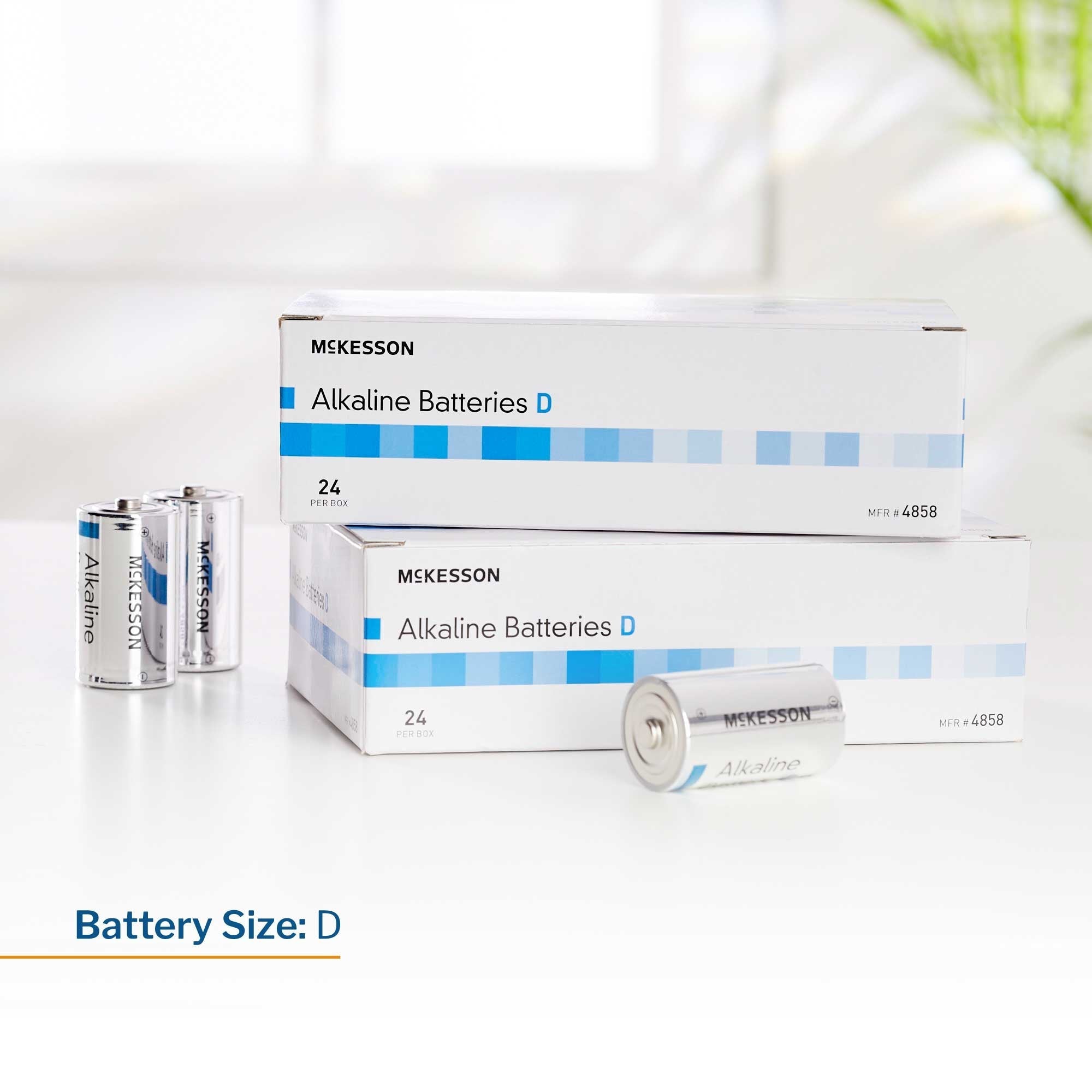 alkaline battery mckesson d cell 1 5v disposable 24 pack packaging type box