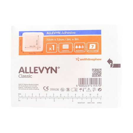 allevyn adhesive with border foam dressing 3 x 3 inch allevyn adhesive foam dressing mk278016bx