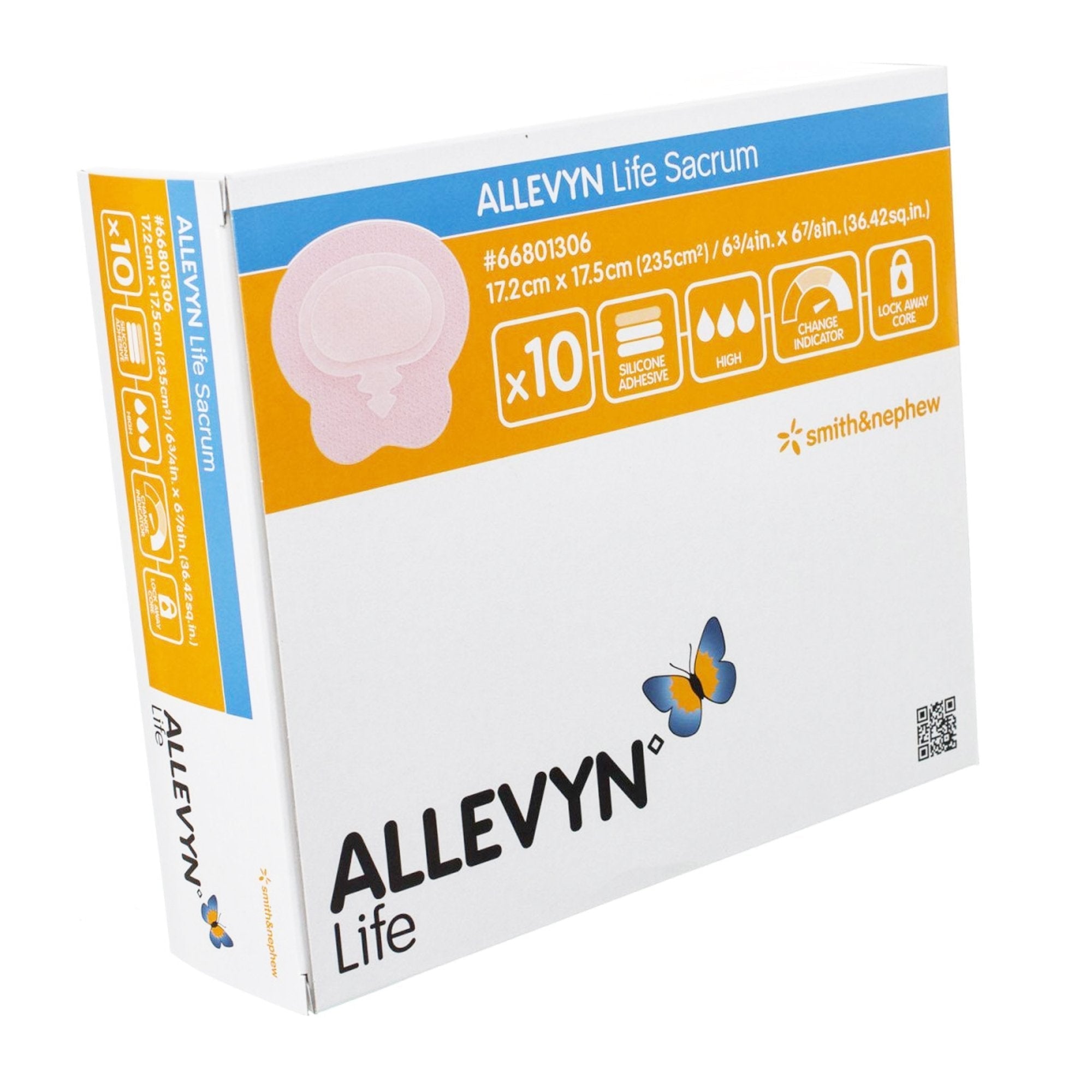 allevyn life sacrum foam dressing 17 2 x 17 5 centimeters allevyn life foam dressing mk839950ea