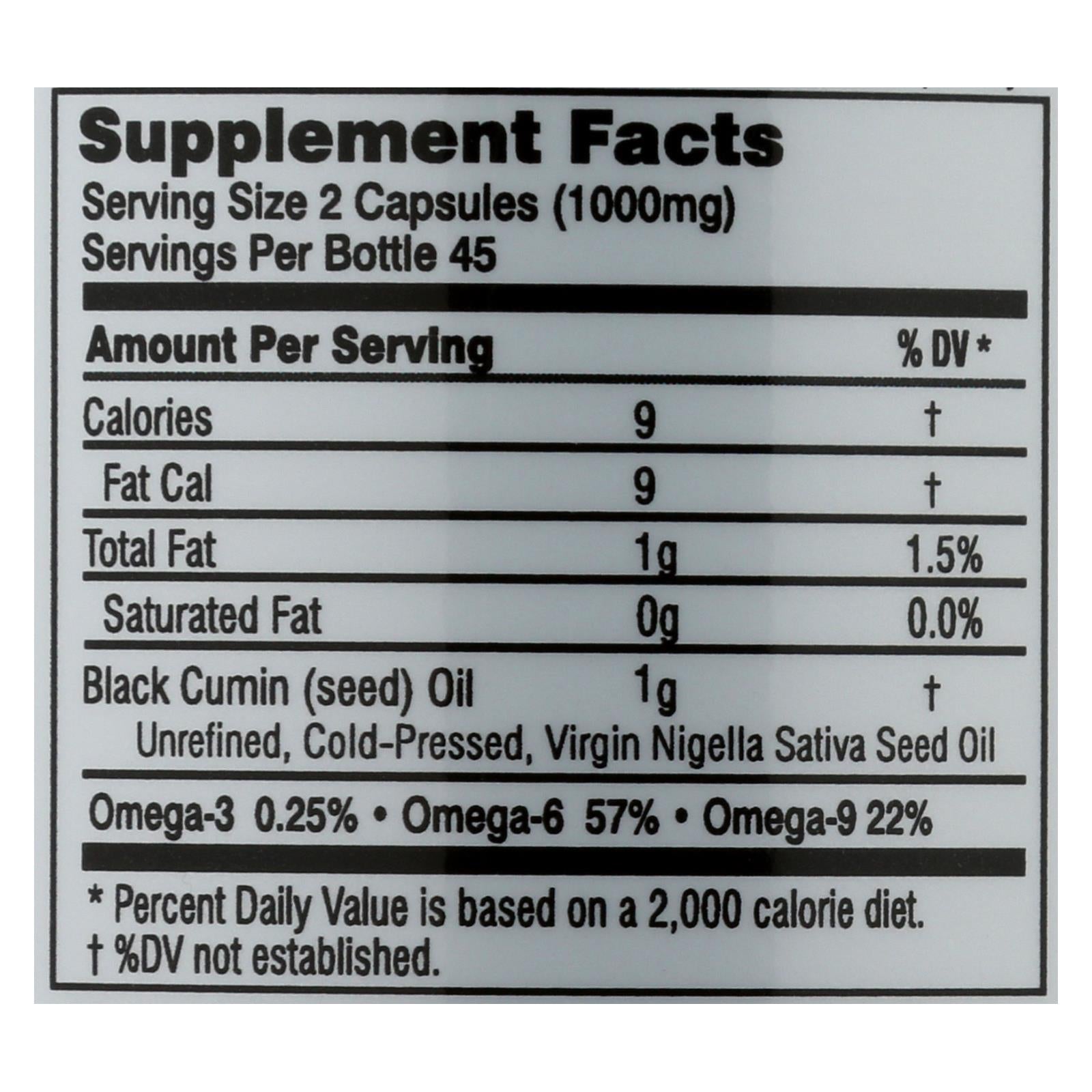 amazing herbs black seed black cumin seed oil 90 softgels