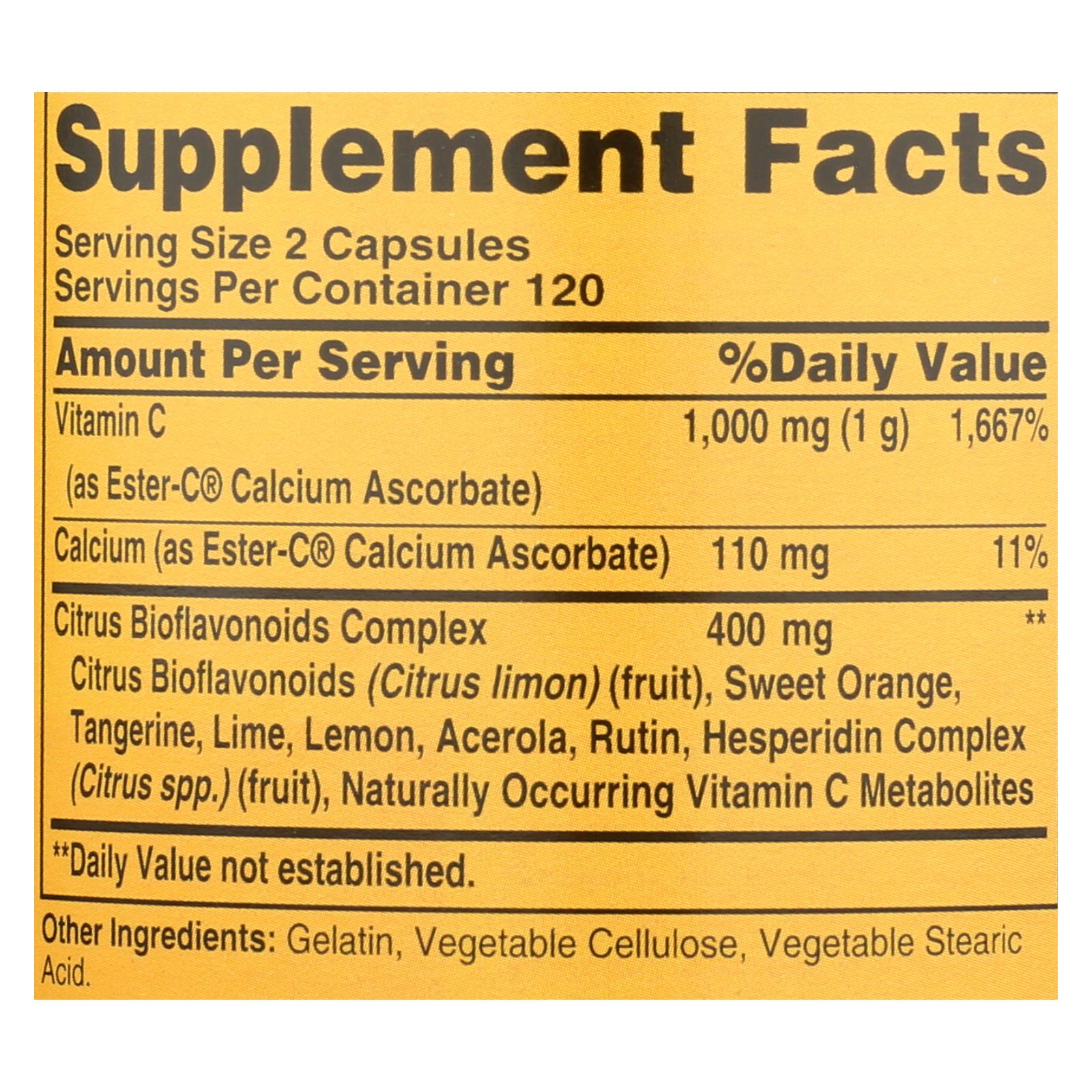 american health ester c with citrus bioflavonoids 500 mg 240 capsules