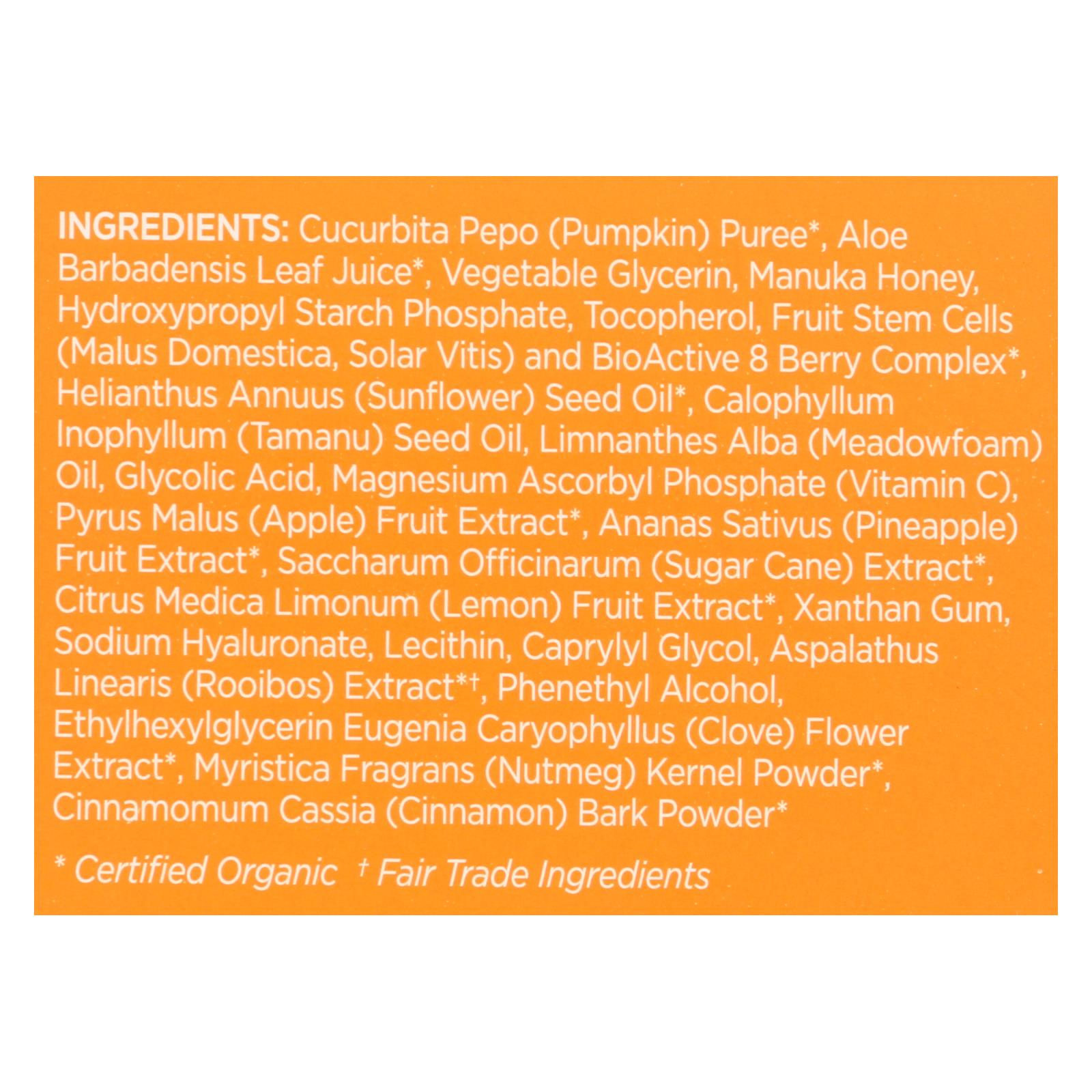 andalou naturals glycolic brightening mask pumpkin honey 1 7 fl oz