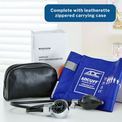 aneroid sphygmomanometer unit mckesson lumeon small adult cuff nylon cuff 19 27 cm pocket aneroid packaging type box