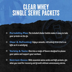 Animal Clear Whey Protein 3 Servings plus Sport Shaker