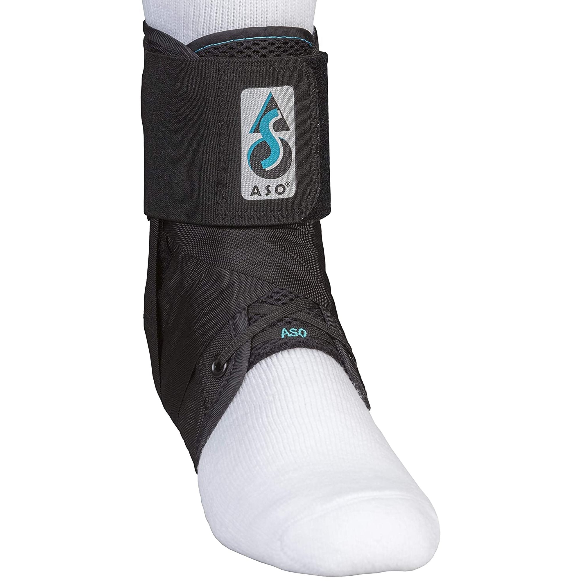 Ankle Brace ASO Speed Lacer Small Lace Up / Hook and Loop Strap Closure Foot