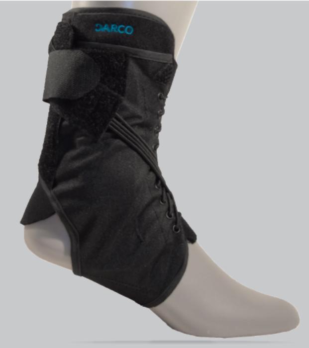 Ankle Brace Darco Web Small Bungee / Hook and Loop Strap Closure Male 6 to 7 / Female 6 1/2 to 9 Foot