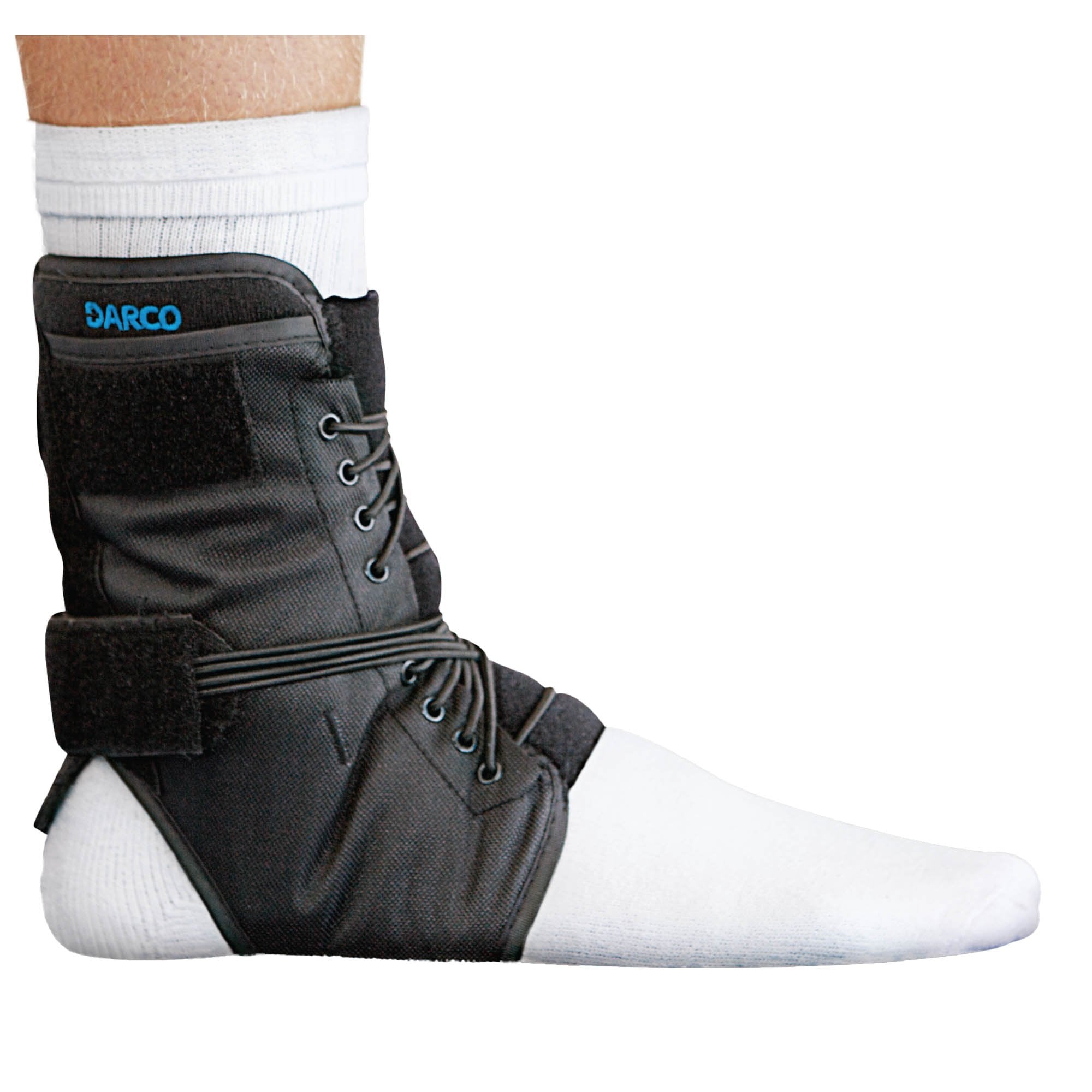 Ankle Brace Darco Web Medium Bungee / Hook and Loop Strap Closure Male 7 1/2 to 10 / Female 9 1/2 to 11 Foot