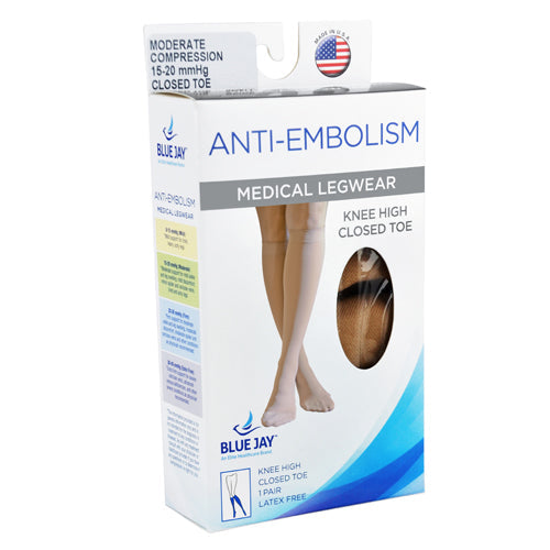 Anti embolism Stockings X lrg 15 20mmhg Below Knee Clsdtoe All Care Store