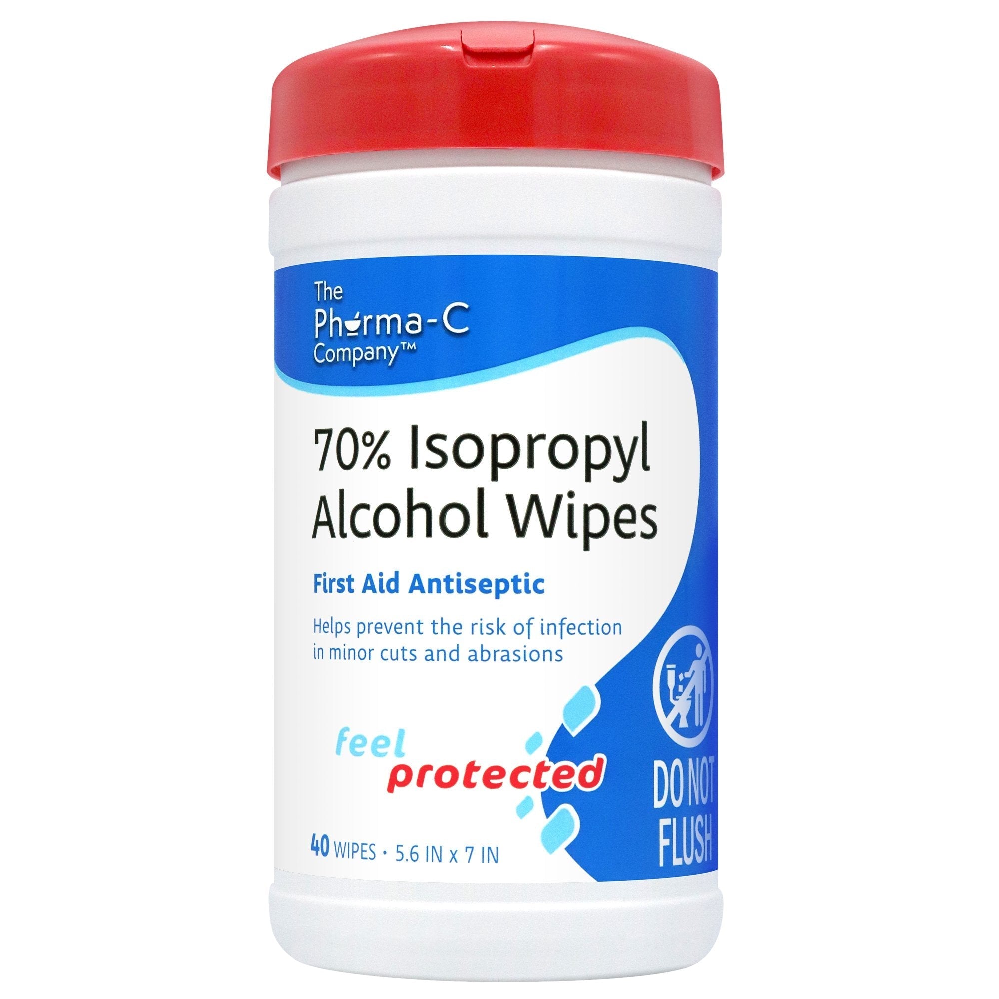 Antiseptic Skin Wipe Pharma C Wipes Towelette Canister