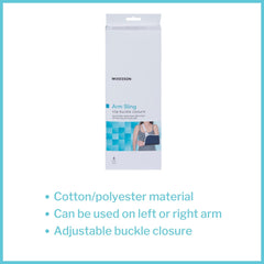 arm sling mckesson buckle closure adjustable strap large packaging type box