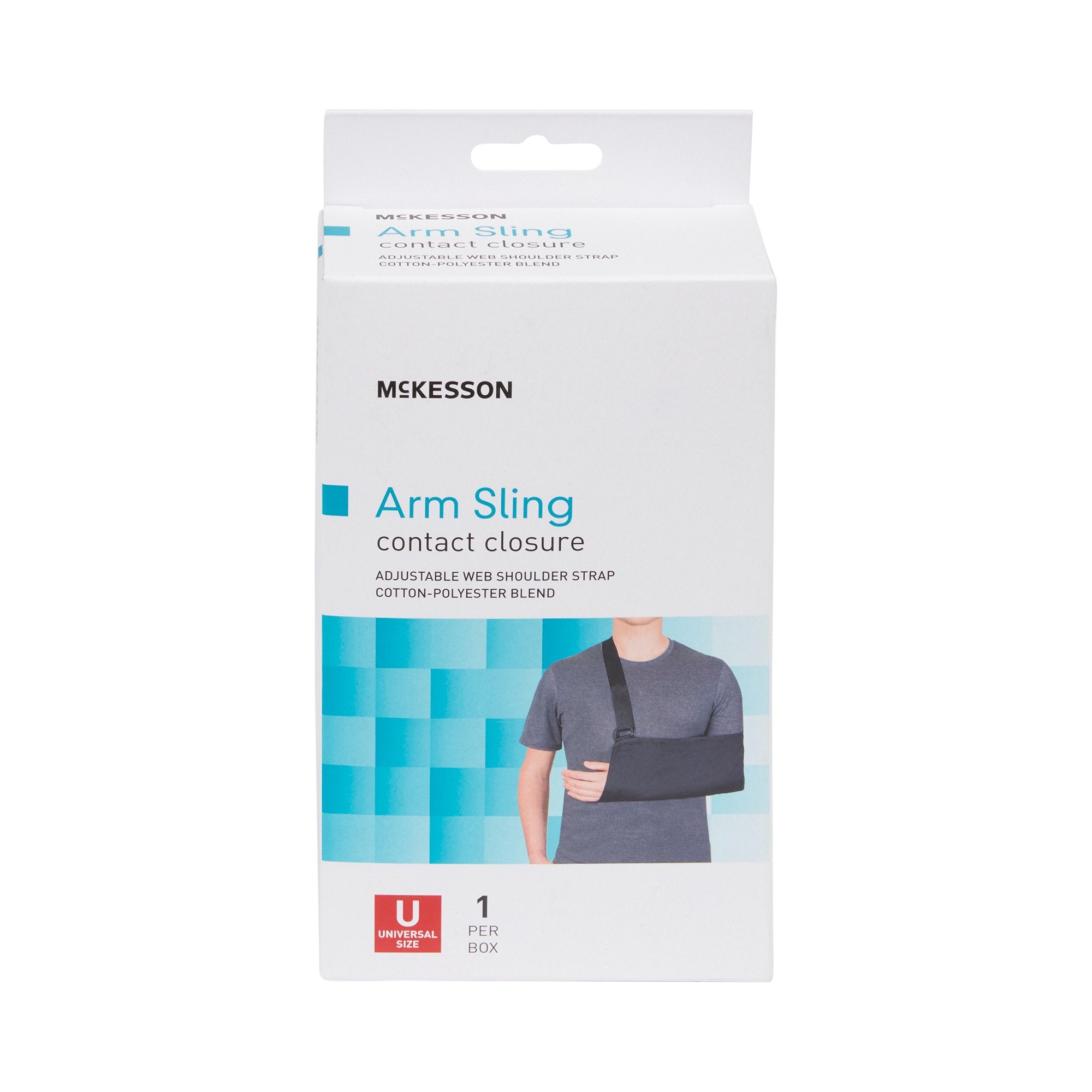 arm sling mckesson d ring hook and loop strap closure one size fits most packaging type each