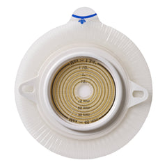 Ostomy Barrier Assura Precut, Extended Wear Silicone Based Adhesive 50 mm Flange Red Code System Synthetic Resin 1 3/8 Inch Opening