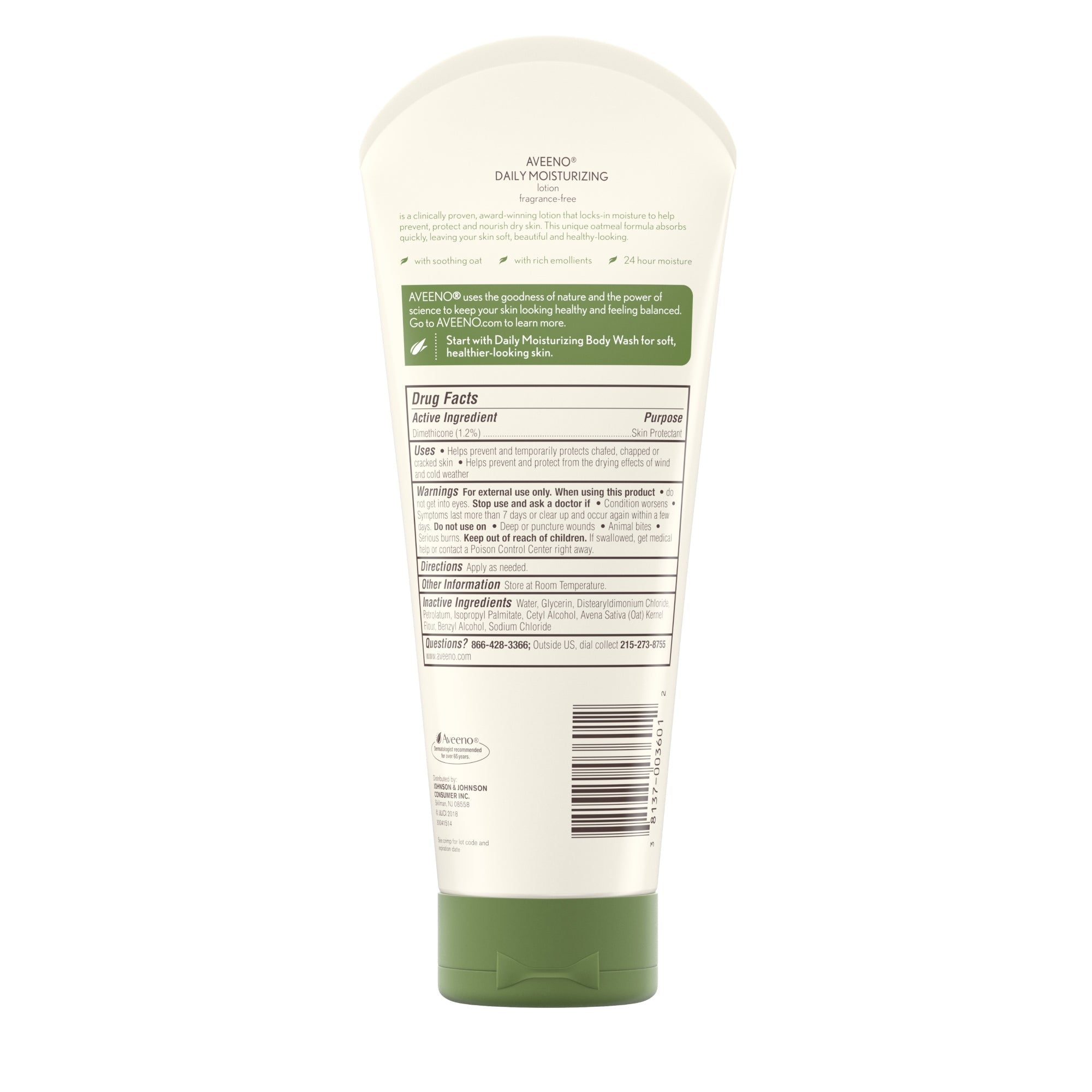 aveeno daily moisturizing body lotion 8 oz tube aveeno active naturals hand and body moisturizer mk864895ea