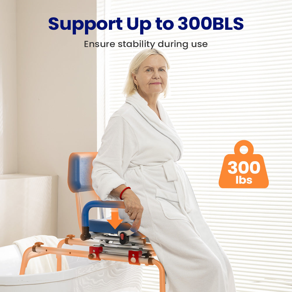 ax19 swivel tub transfer bench