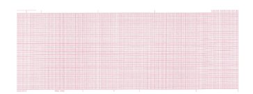 Recording Chart Paper Marquette Roll Red Grid
