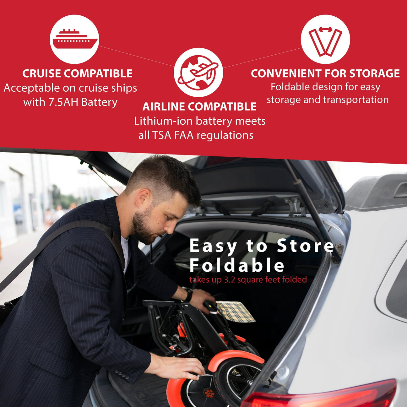 premium wide seat smart electric wheelchair