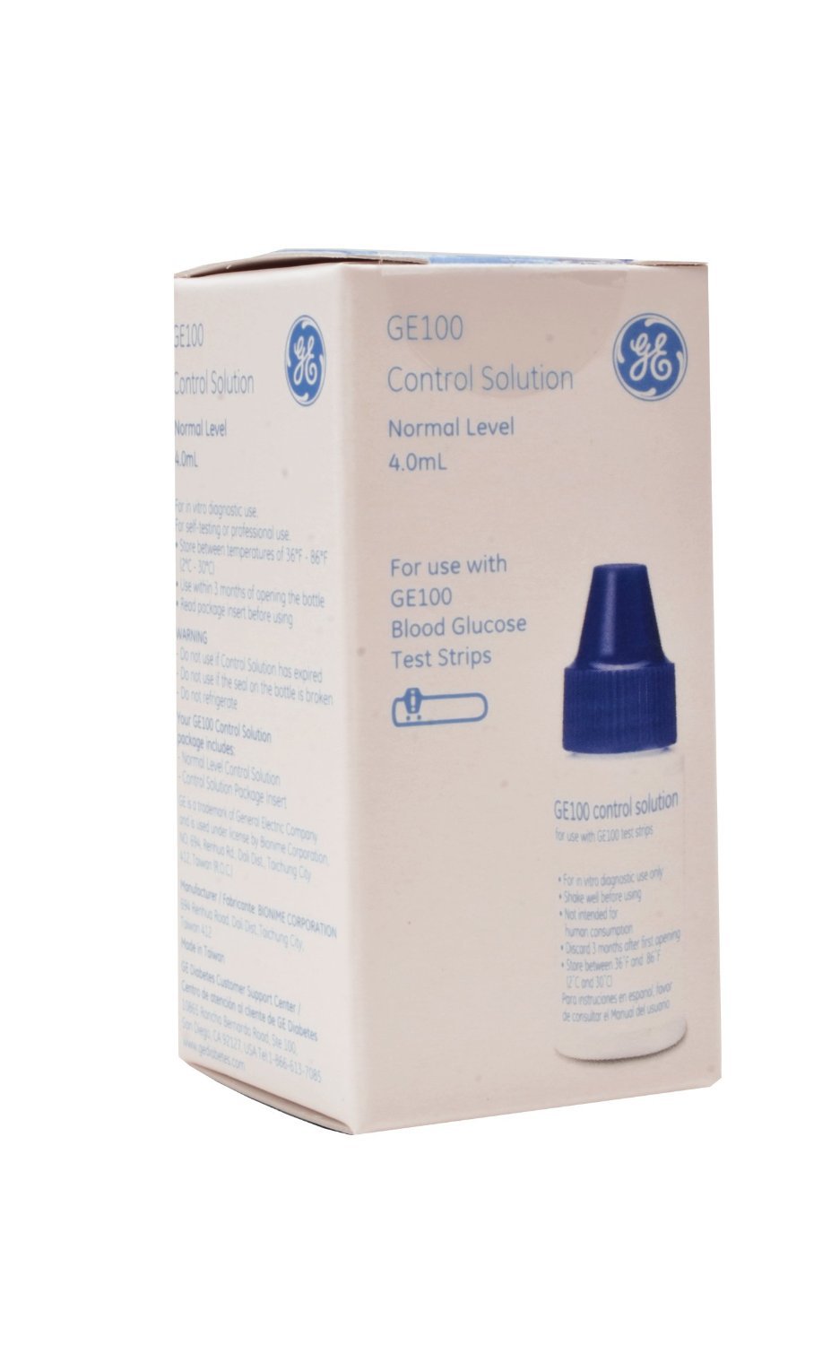 Blood Glucose Control Solution 4 mL Normal Level