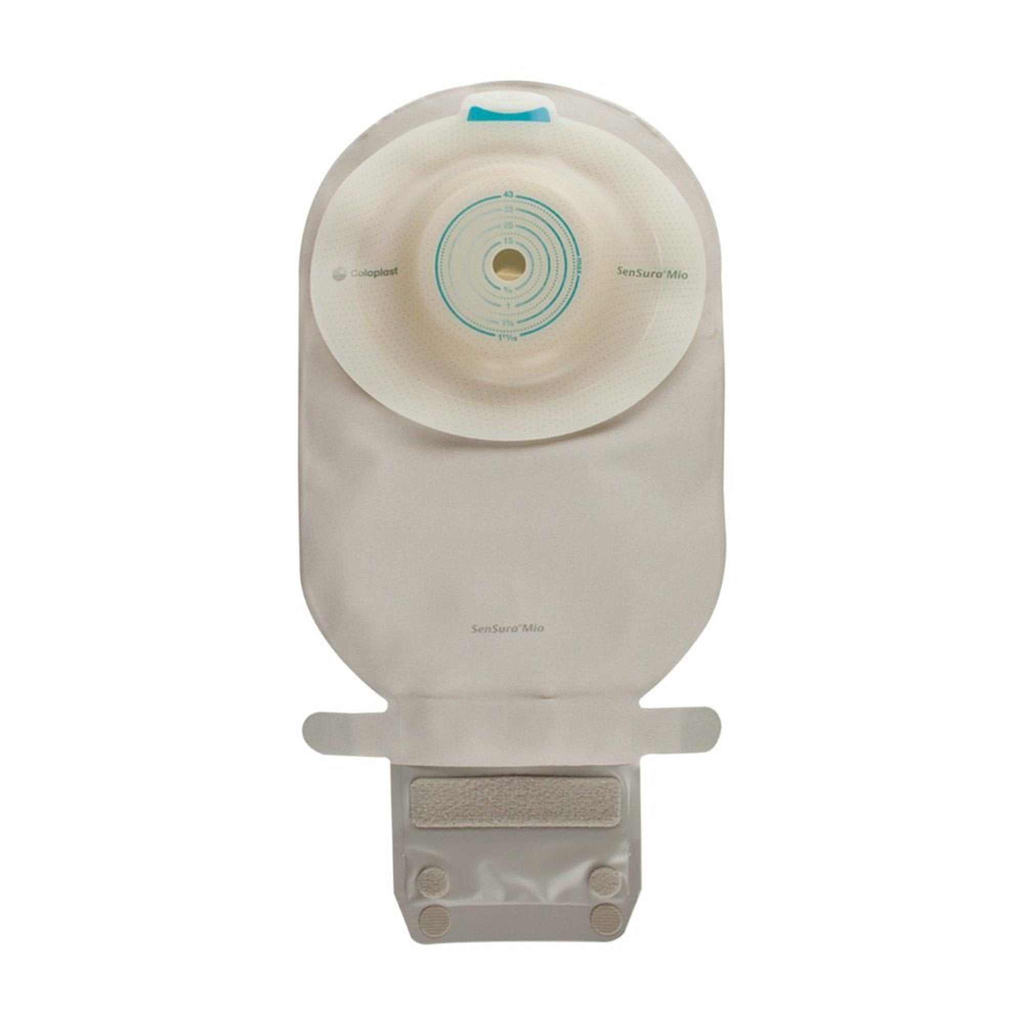 Ostomy Pouch SenSura Mio Convex One-Piece System 11 Inch Length, Maxi Convex Light, Trim to Fit 5/8 to 1-5/16 Inch Stoma Drainable