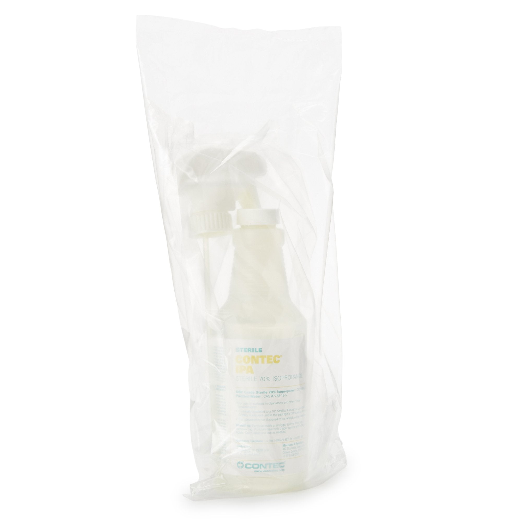 Contec Sterile 70% IPA Surface Disinfectant Cleaner Alcohol Based Trigger Spray Liquid 16 oz. Bottle Alcohol Scent Sterile