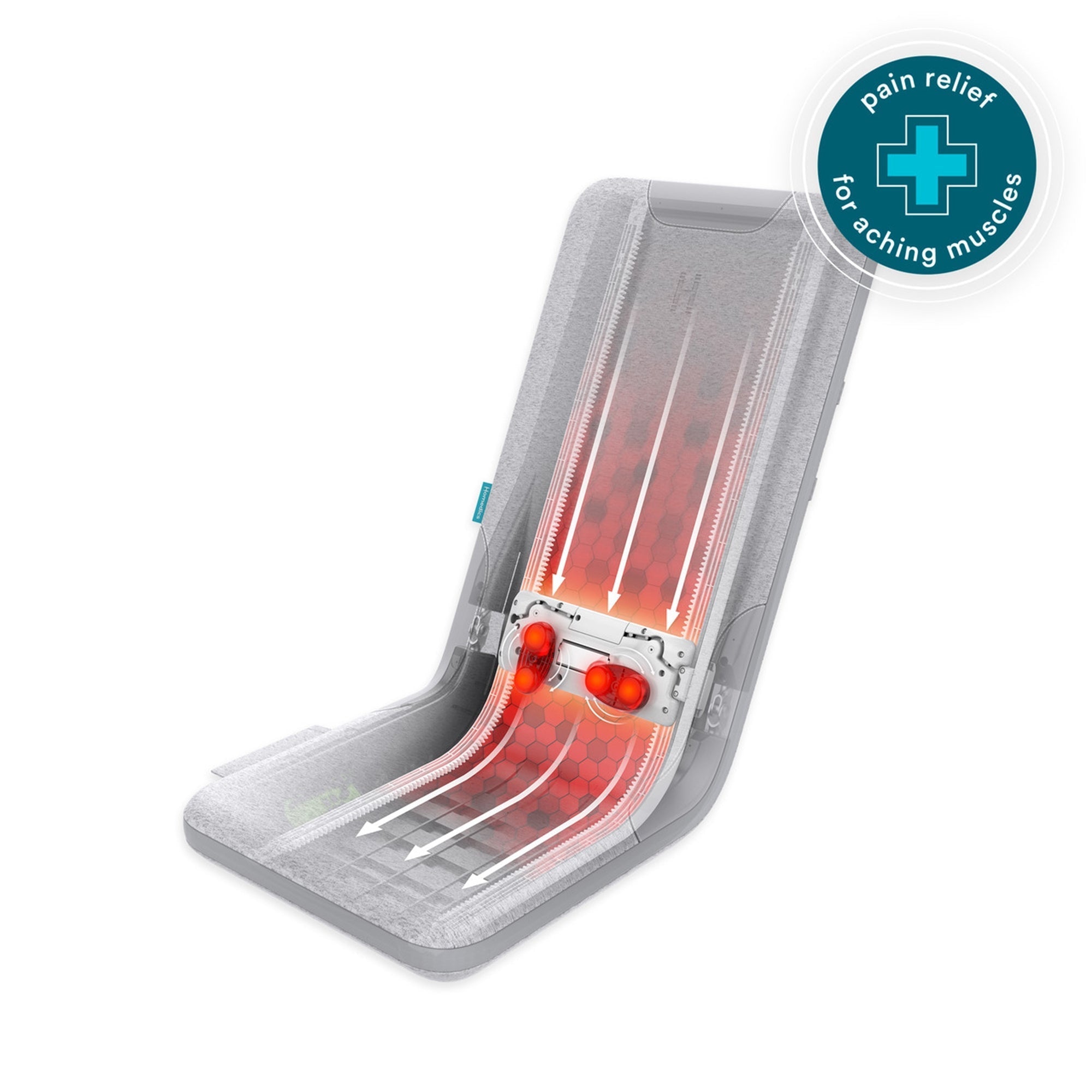 back massage cushion with heat homedics shiatsuflex