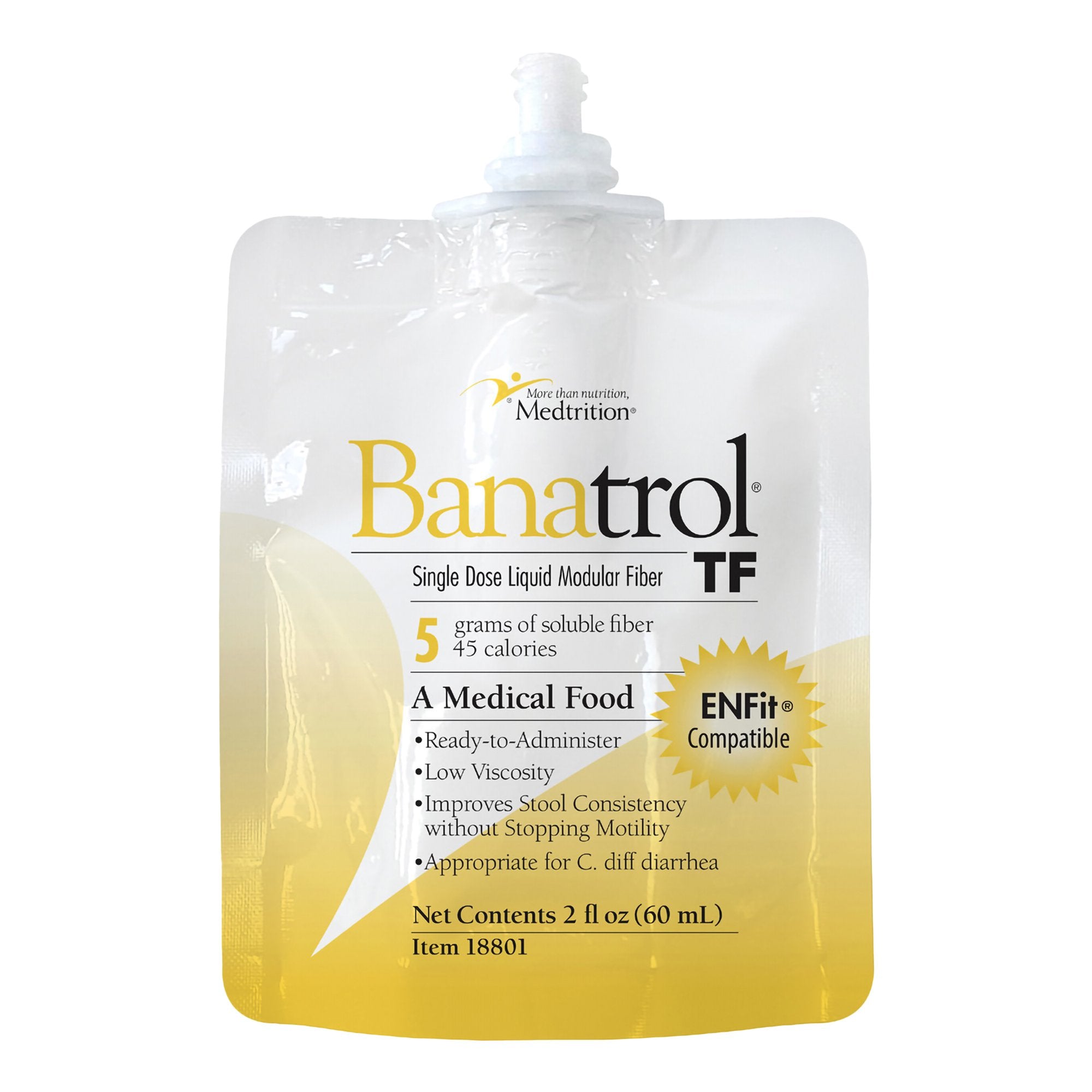 Tube Feeding Formula Banatrol TF Unflavored Liquid 60 mL Pouch