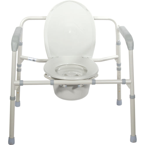 Bariatric Folding Commode 650 Lb. Capacity All Care Store