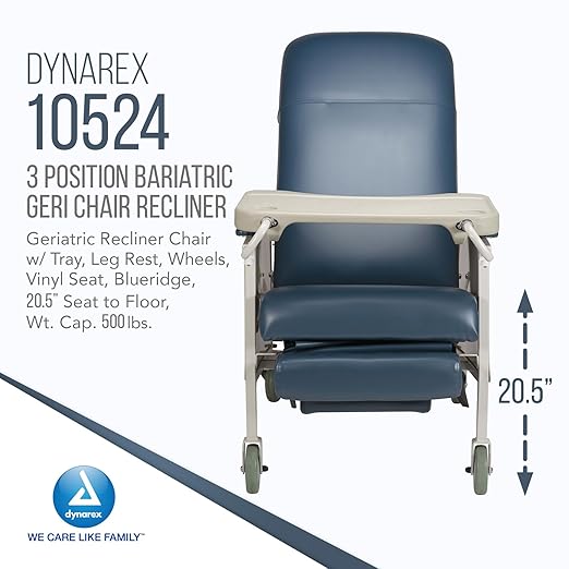 bariatric geri chair 3 position recliner