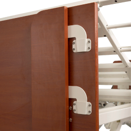 bariatric hd headboard footboard for db600 cherry