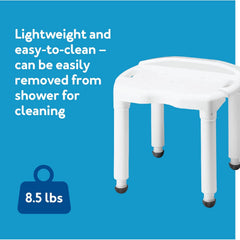 bath bench composite w o back knock down retail carex