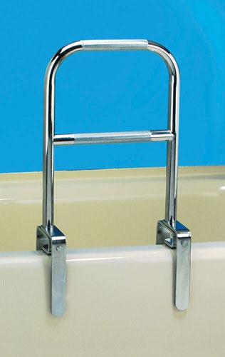 bathtub rail dual level