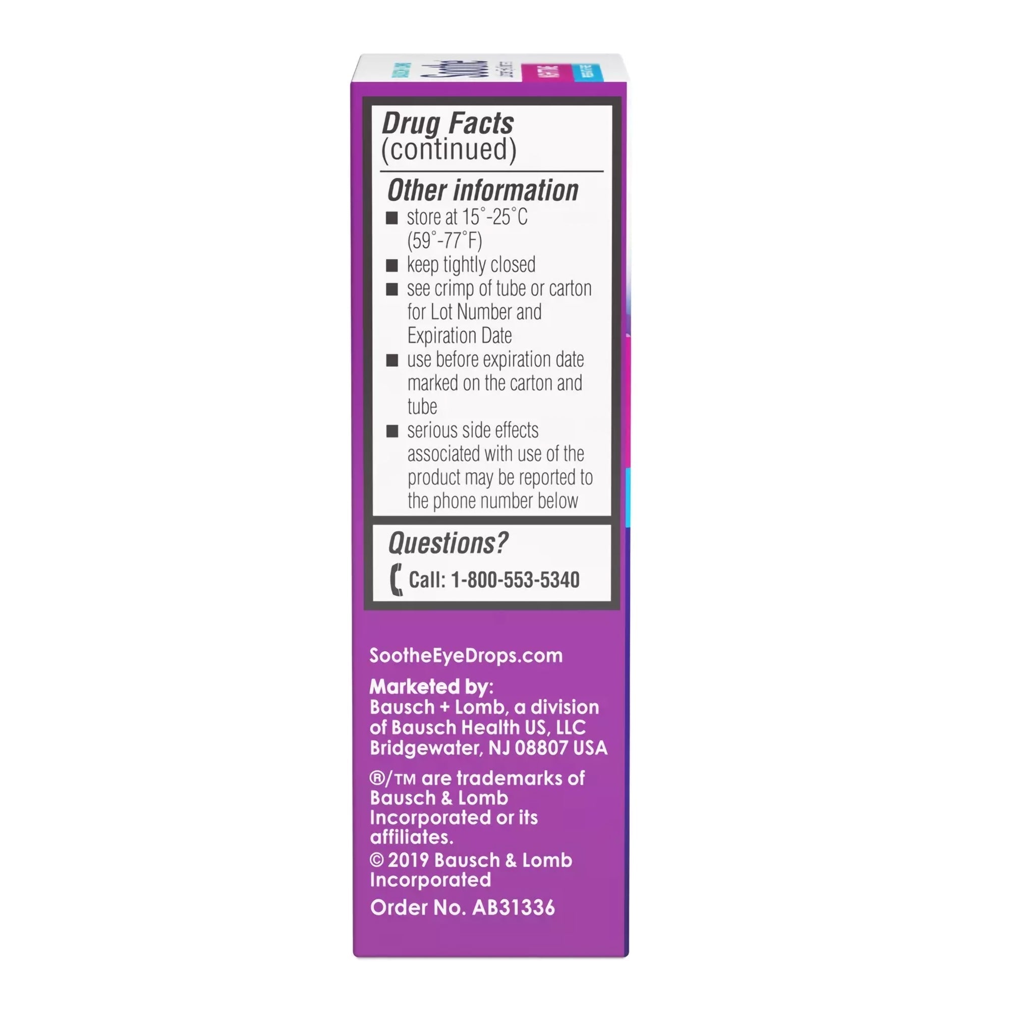 bausch lomb soothe lubricant eye ointment nighttime dry eye therapy soothe eye lubricant mk1113365ea