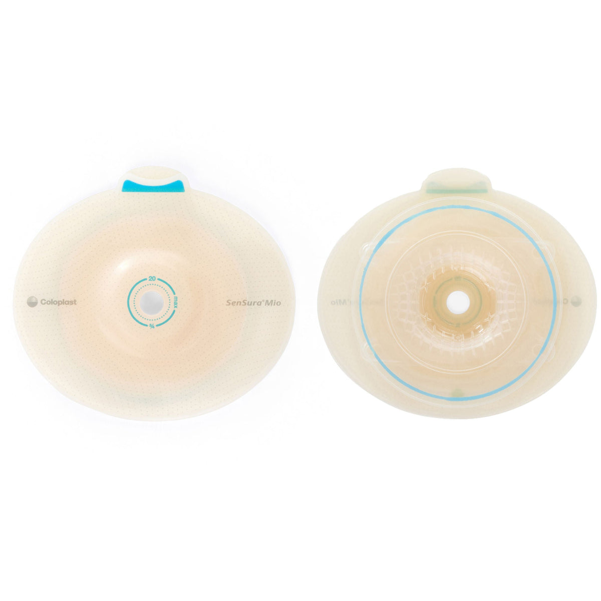Ostomy Barrier SenSura Mio Flex Precut, Standard Wear Elastic Adhesive 50 mm Flange Red Code System 13/16 Inch Opening | 5/Box 13/16 Inch · Box of 5