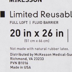 bed pillow mckesson 20 x 26 inch blue reusable packaging type each