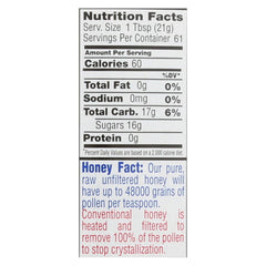 Bee Flower & Sun Honey Honey Wild Flower Case Of 6 44 Oz All Care Store