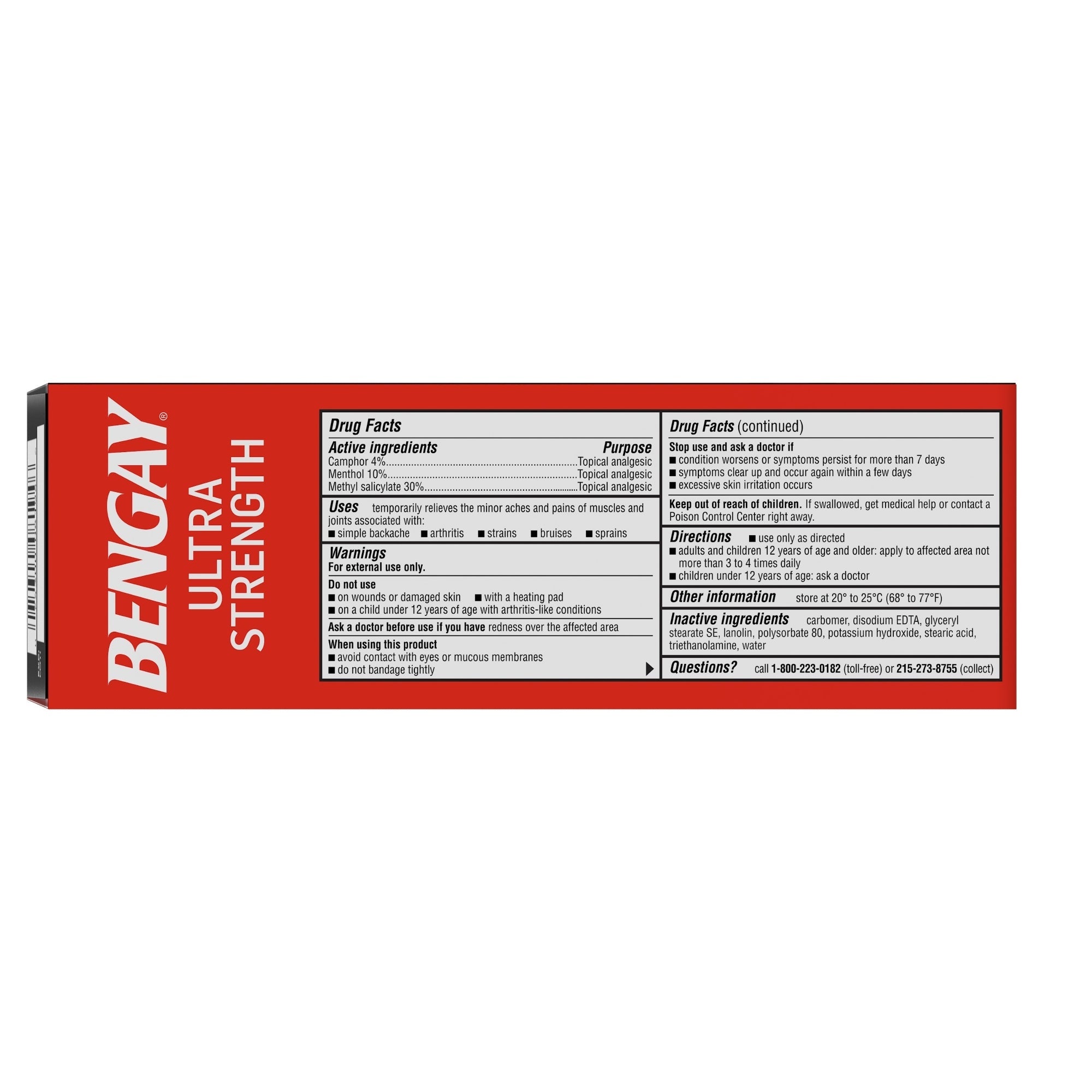 bengay ultra strength topical analgesic cream 4 ounce tube bengay ultra strength topical pain relief mk861389ea
