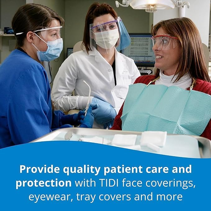 bib tidi slipover disposable poly tissue packaging type case