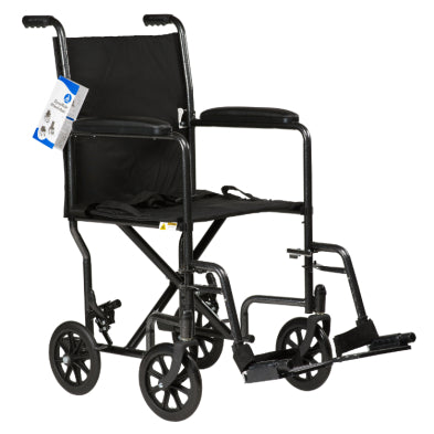 Dynarex DynaRide Wheelchair with Swing-Away Footrests ,8 inch Front Wheels ,250 lbs Weight Capacity ,10242