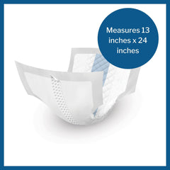 bladder control pad dignity doubler 13 x 24 inch moderate absorbency polymer core one size fits most packaging type case
