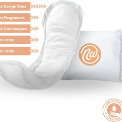bladder control pad nexwear moderate 10 inch length moderate absorbency super absorbent core one size fits most packaging type case