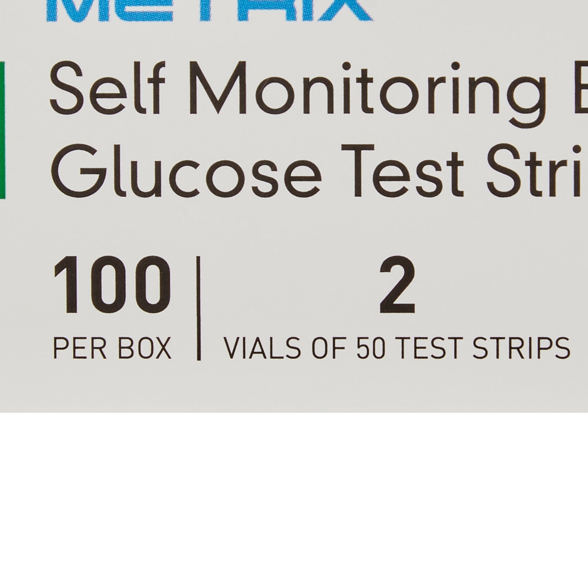 blood glucose test strips mckesson true metrix 100 strips per pack packaging type box