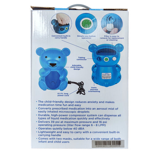 Mr. Blue Bear Pediatric Compressor Nebulizer Blue Jay