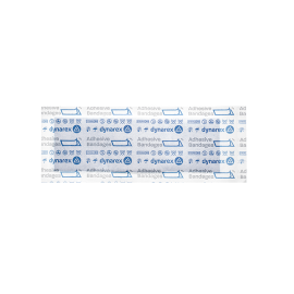 blue metal detectable woven bandage 2