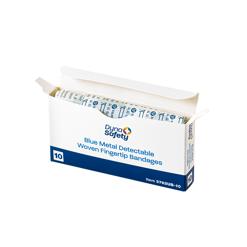 blue metal detectable woven bandage 6