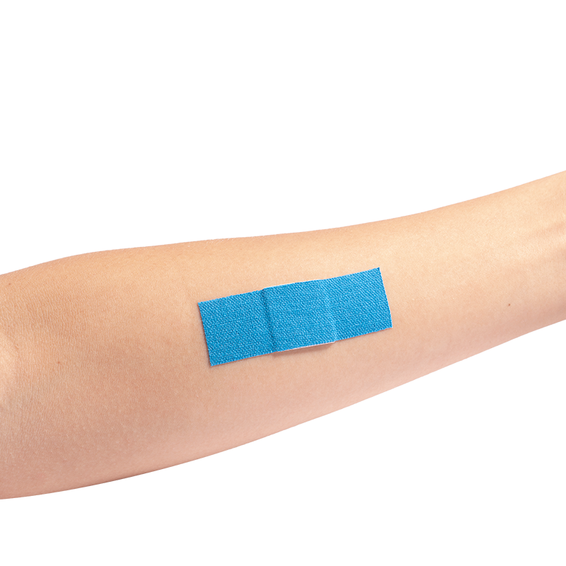 blue metal detectable woven bandage 6