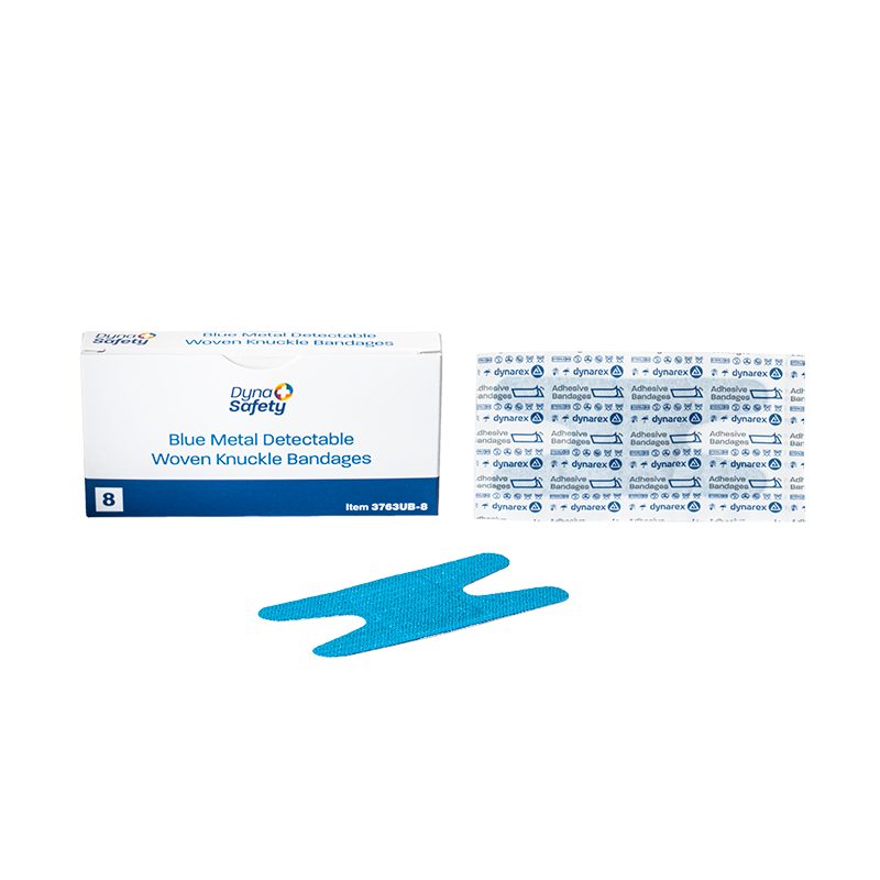 blue metal detectable woven bandage 6