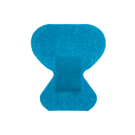 blue metal detectable woven bandage fingertip 2