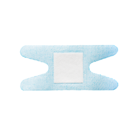 blue metal detectable woven bandage knuckle