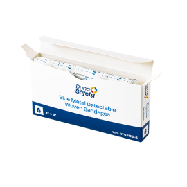 blue metal detectable woven bandage xl