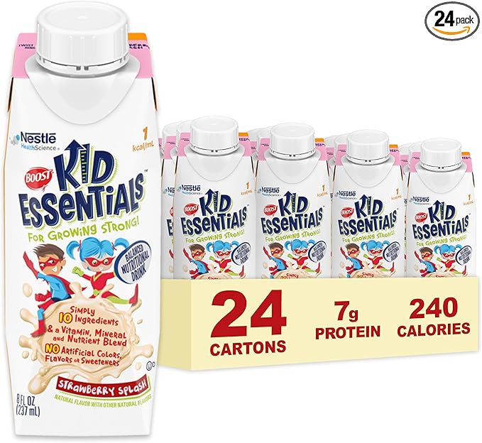 boost kid essentials 1 0 strawberry splash nutrition drink